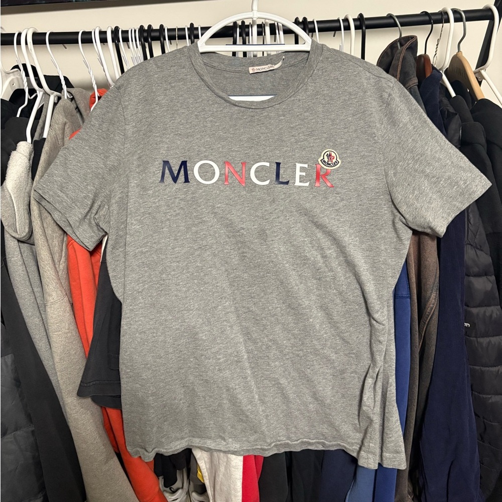 Moncler Heather Gray T-Shirt